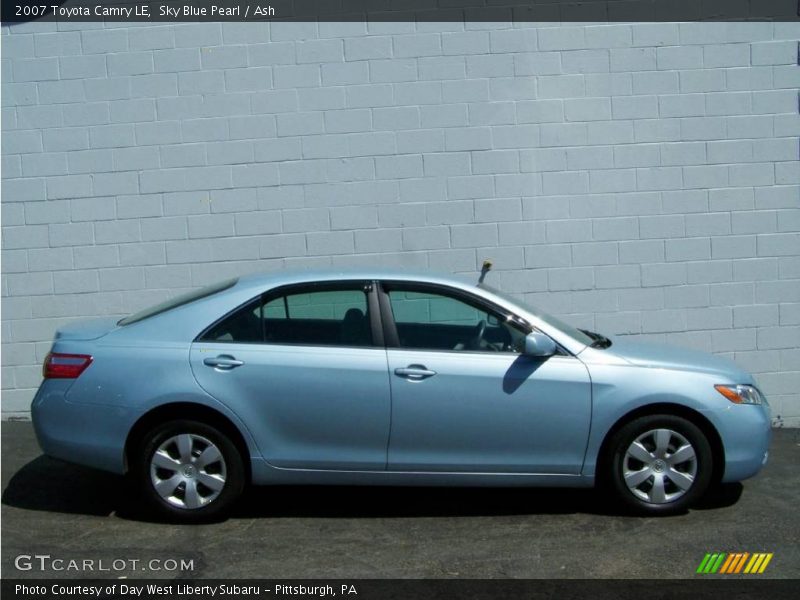 Sky Blue Pearl / Ash 2007 Toyota Camry LE