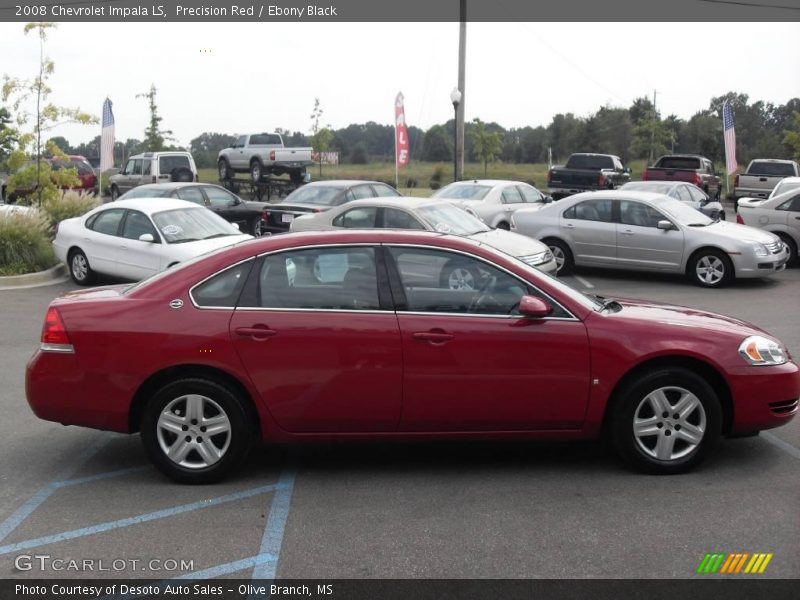 Precision Red / Ebony Black 2008 Chevrolet Impala LS
