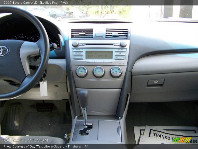 Sky Blue Pearl / Ash 2007 Toyota Camry LE