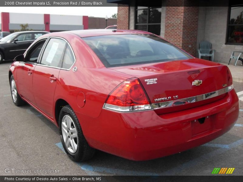 Precision Red / Ebony Black 2008 Chevrolet Impala LS