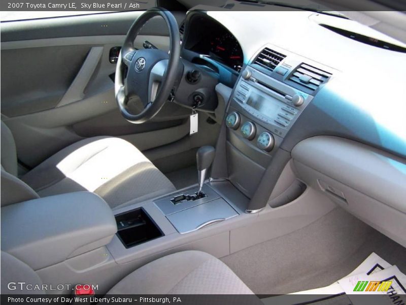 Sky Blue Pearl / Ash 2007 Toyota Camry LE