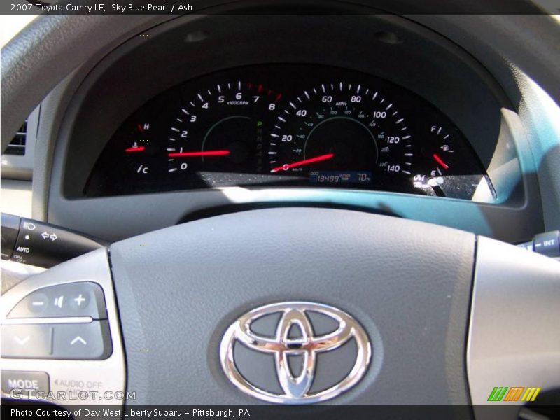Sky Blue Pearl / Ash 2007 Toyota Camry LE