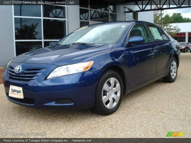 Blue Ribbon Metallic / Ash 2007 Toyota Camry LE