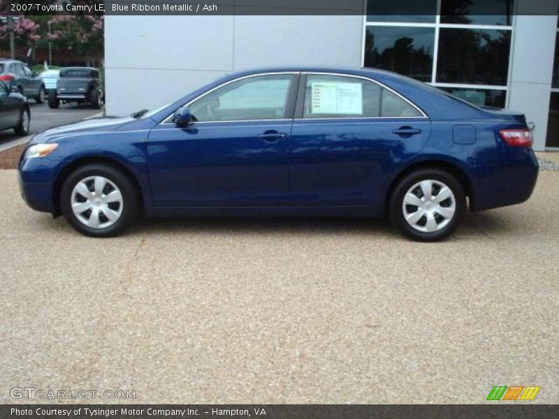 Blue Ribbon Metallic / Ash 2007 Toyota Camry LE
