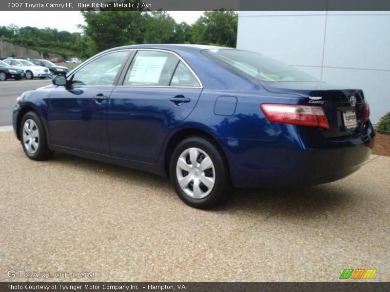 Blue Ribbon Metallic / Ash 2007 Toyota Camry LE