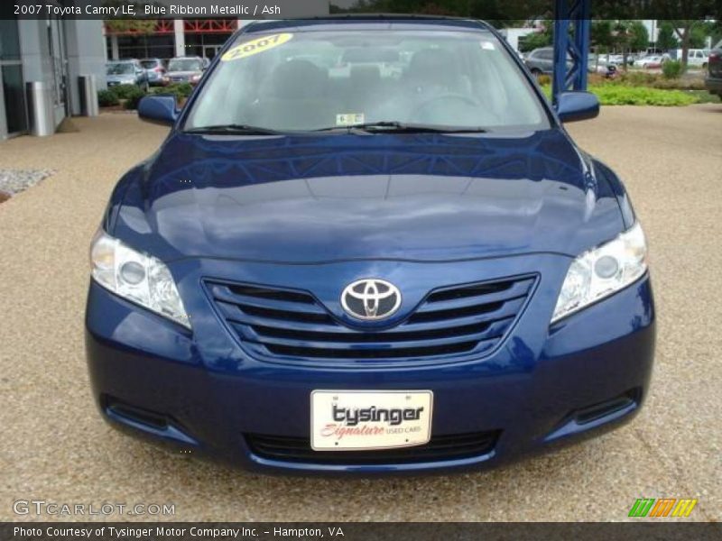 Blue Ribbon Metallic / Ash 2007 Toyota Camry LE