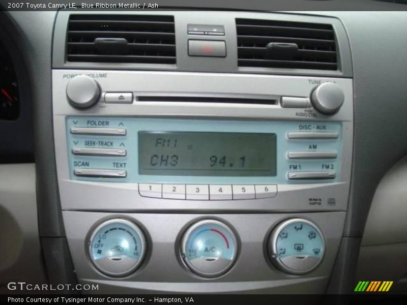 Blue Ribbon Metallic / Ash 2007 Toyota Camry LE