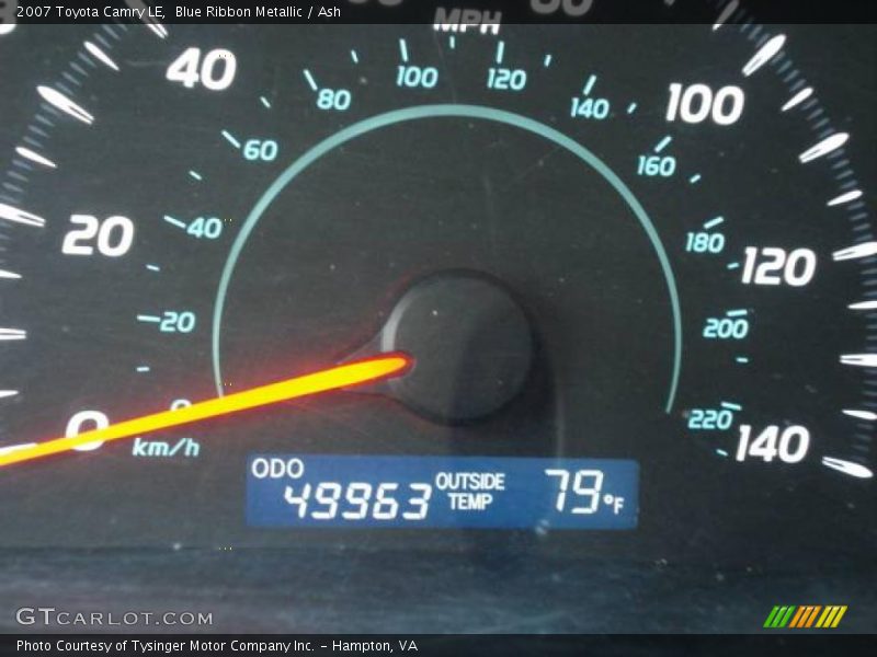 Blue Ribbon Metallic / Ash 2007 Toyota Camry LE