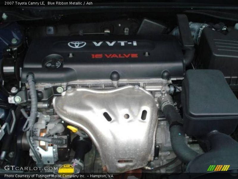 Blue Ribbon Metallic / Ash 2007 Toyota Camry LE