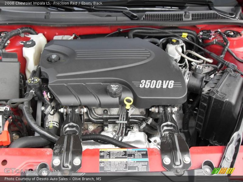 Precision Red / Ebony Black 2008 Chevrolet Impala LS