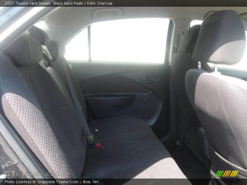 Black Sand Pearl / Dark Charcoal 2007 Toyota Yaris Sedan