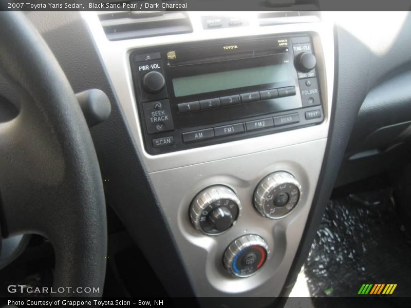 Black Sand Pearl / Dark Charcoal 2007 Toyota Yaris Sedan