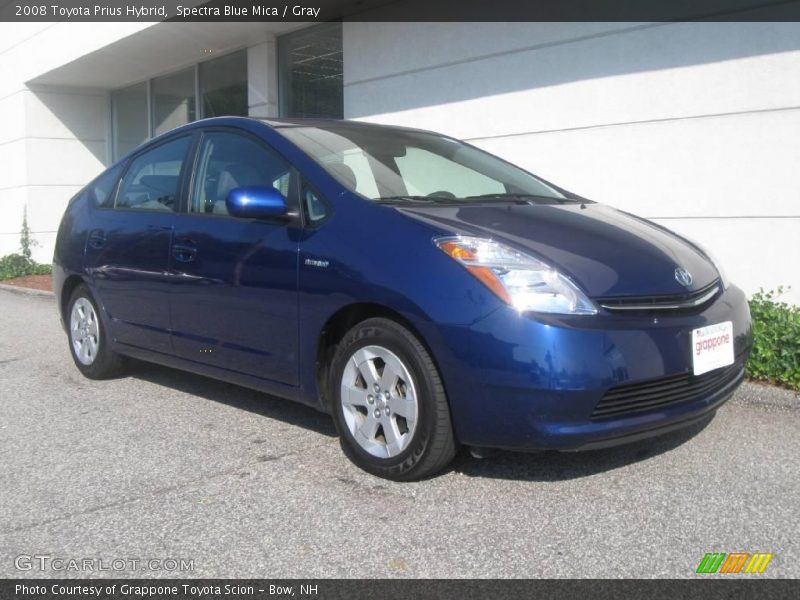 Spectra Blue Mica / Gray 2008 Toyota Prius Hybrid
