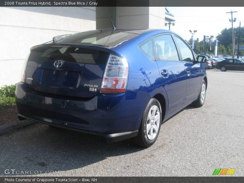 Spectra Blue Mica / Gray 2008 Toyota Prius Hybrid