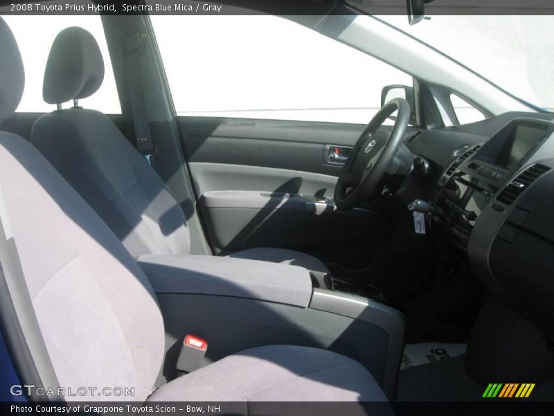 Spectra Blue Mica / Gray 2008 Toyota Prius Hybrid