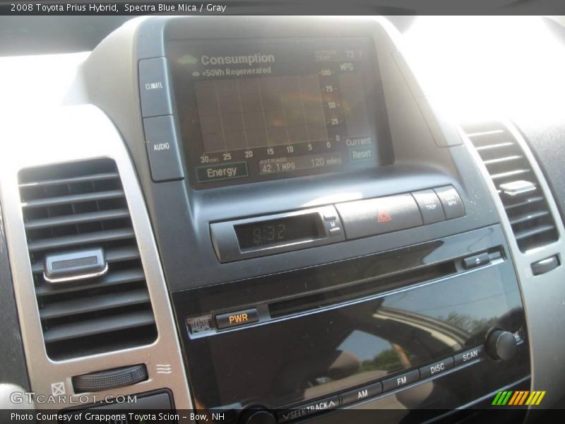 Spectra Blue Mica / Gray 2008 Toyota Prius Hybrid