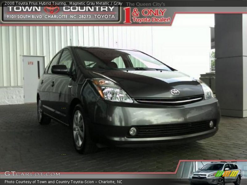 Magnetic Gray Metallic / Gray 2008 Toyota Prius Hybrid Touring