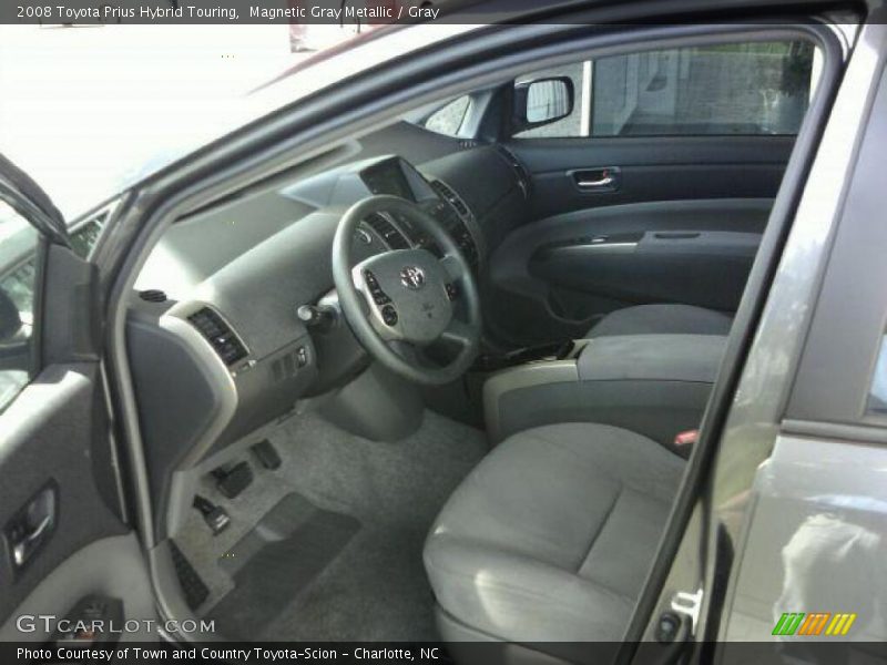 Magnetic Gray Metallic / Gray 2008 Toyota Prius Hybrid Touring