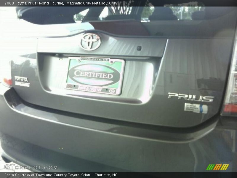 Magnetic Gray Metallic / Gray 2008 Toyota Prius Hybrid Touring