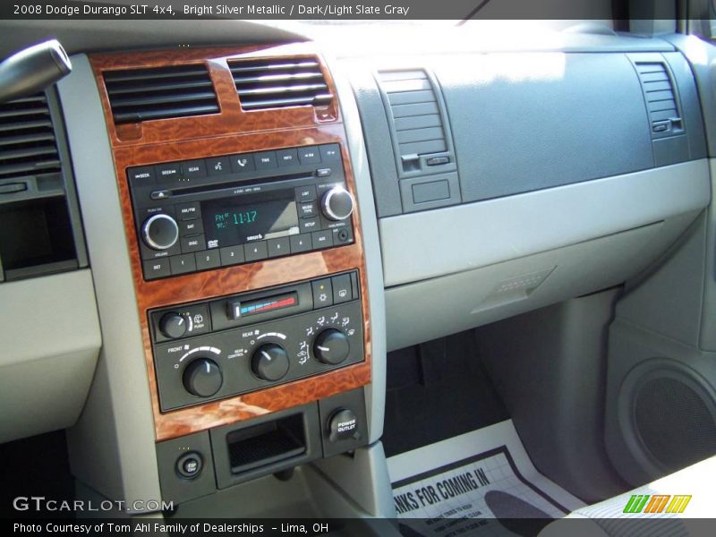Bright Silver Metallic / Dark/Light Slate Gray 2008 Dodge Durango SLT 4x4