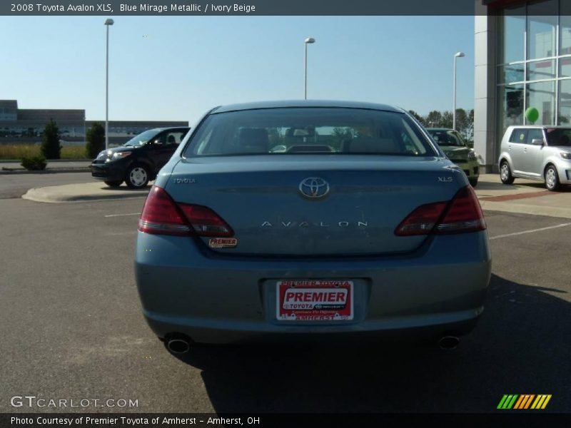 Blue Mirage Metallic / Ivory Beige 2008 Toyota Avalon XLS