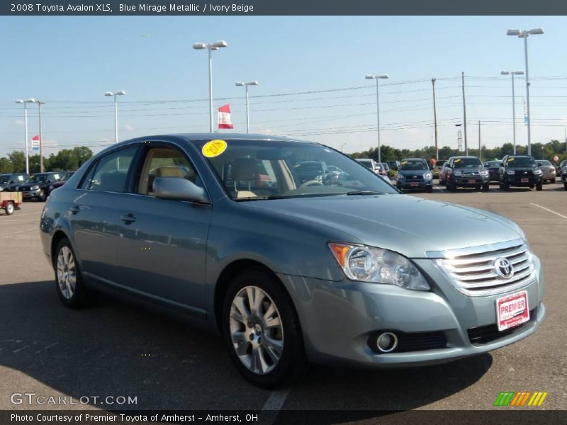 Blue Mirage Metallic / Ivory Beige 2008 Toyota Avalon XLS