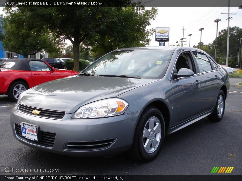 Dark Silver Metallic / Ebony 2009 Chevrolet Impala LT