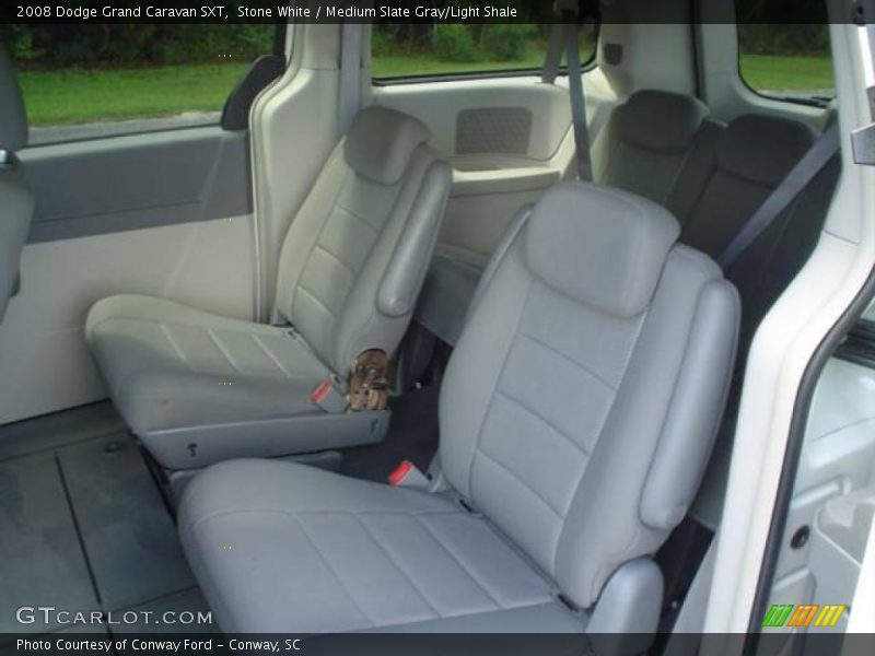 Stone White / Medium Slate Gray/Light Shale 2008 Dodge Grand Caravan SXT