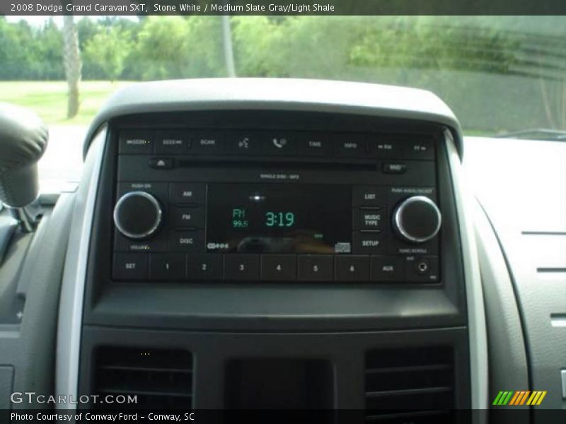 Stone White / Medium Slate Gray/Light Shale 2008 Dodge Grand Caravan SXT