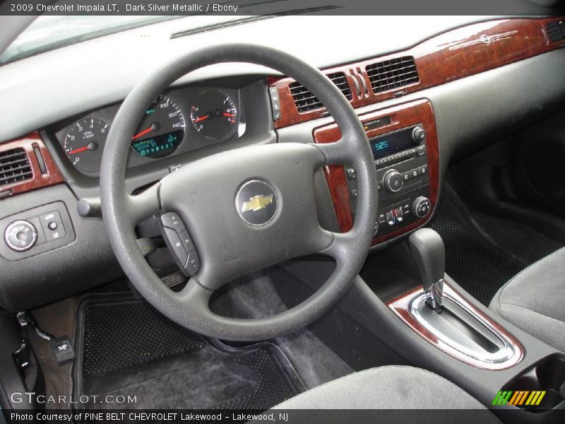 Dark Silver Metallic / Ebony 2009 Chevrolet Impala LT