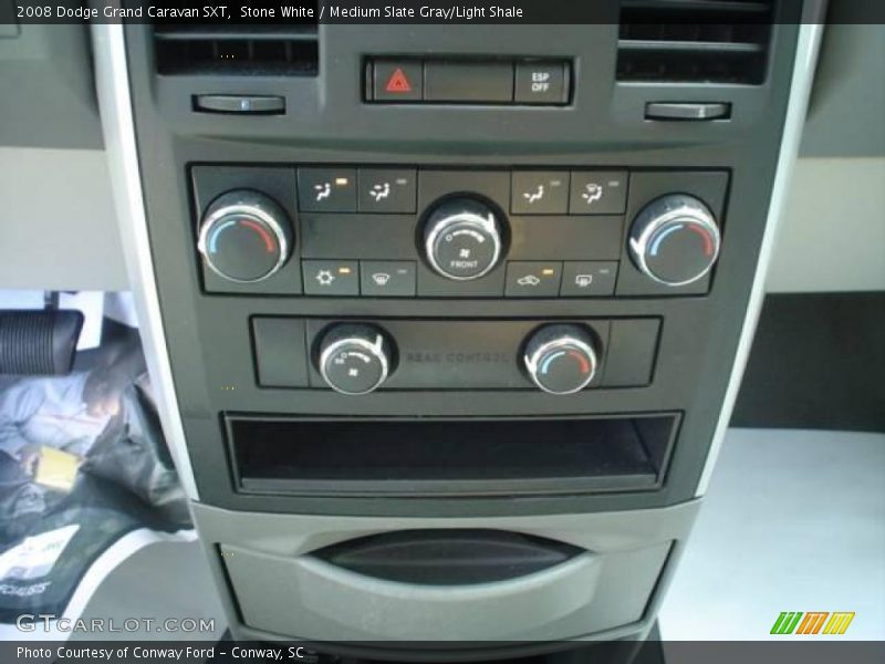 Stone White / Medium Slate Gray/Light Shale 2008 Dodge Grand Caravan SXT