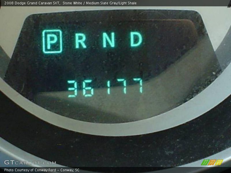 Stone White / Medium Slate Gray/Light Shale 2008 Dodge Grand Caravan SXT