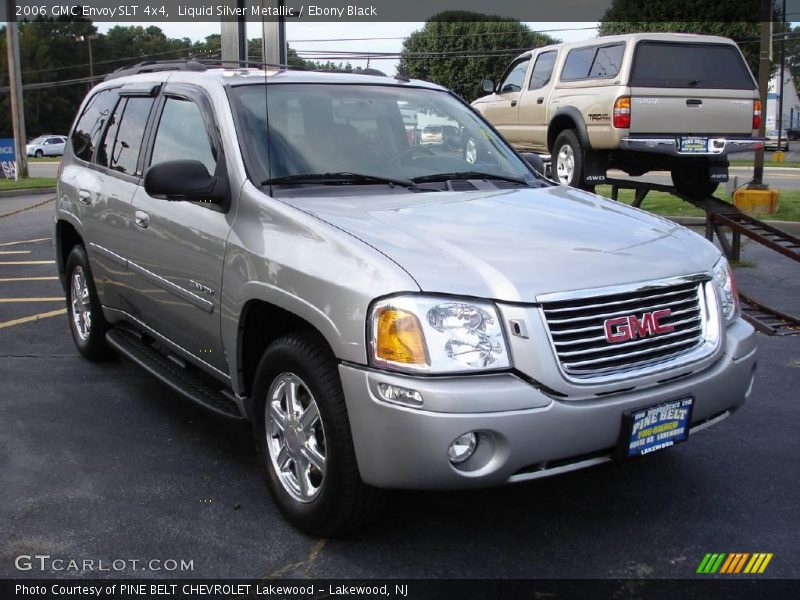 Liquid Silver Metallic / Ebony Black 2006 GMC Envoy SLT 4x4