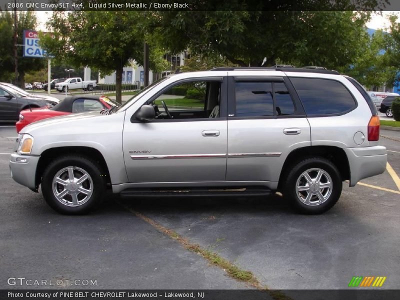 Liquid Silver Metallic / Ebony Black 2006 GMC Envoy SLT 4x4