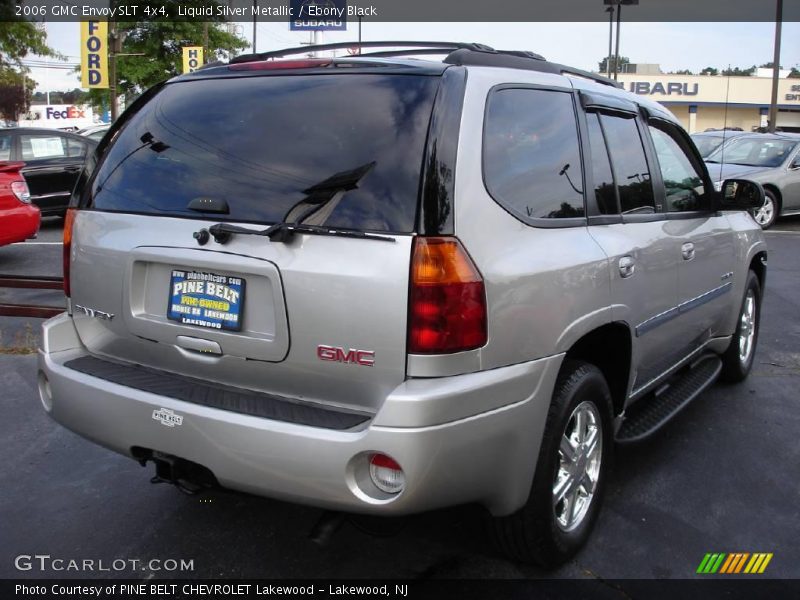 Liquid Silver Metallic / Ebony Black 2006 GMC Envoy SLT 4x4
