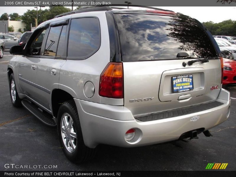 Liquid Silver Metallic / Ebony Black 2006 GMC Envoy SLT 4x4