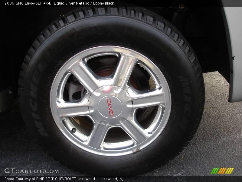 Liquid Silver Metallic / Ebony Black 2006 GMC Envoy SLT 4x4