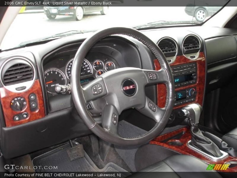 Liquid Silver Metallic / Ebony Black 2006 GMC Envoy SLT 4x4
