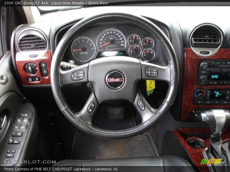 Liquid Silver Metallic / Ebony Black 2006 GMC Envoy SLT 4x4