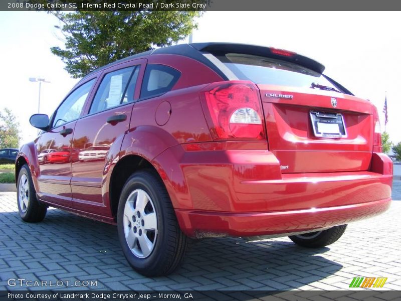 Inferno Red Crystal Pearl / Dark Slate Gray 2008 Dodge Caliber SE