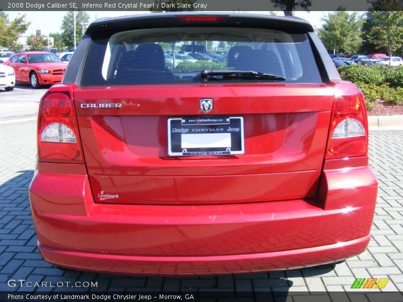 Inferno Red Crystal Pearl / Dark Slate Gray 2008 Dodge Caliber SE