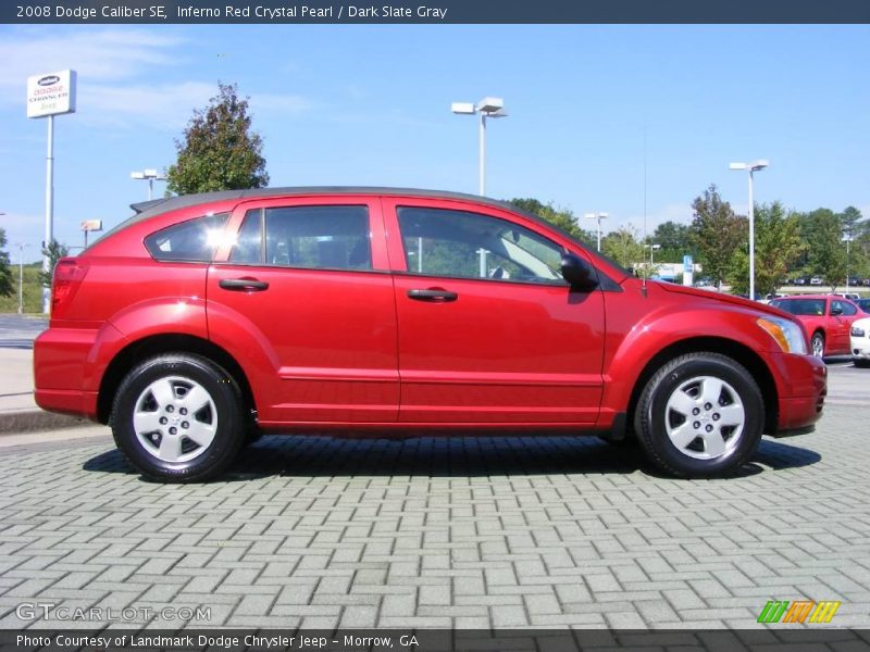 Inferno Red Crystal Pearl / Dark Slate Gray 2008 Dodge Caliber SE