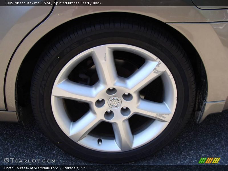 Spirited Bronze Pearl / Black 2005 Nissan Maxima 3.5 SE