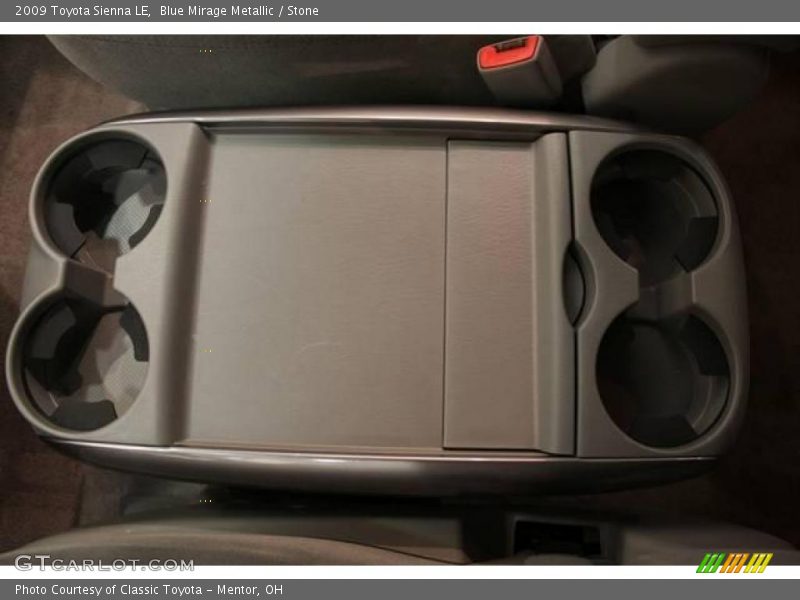 Blue Mirage Metallic / Stone 2009 Toyota Sienna LE