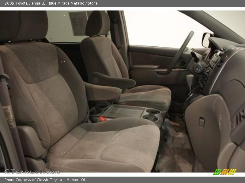 Blue Mirage Metallic / Stone 2009 Toyota Sienna LE