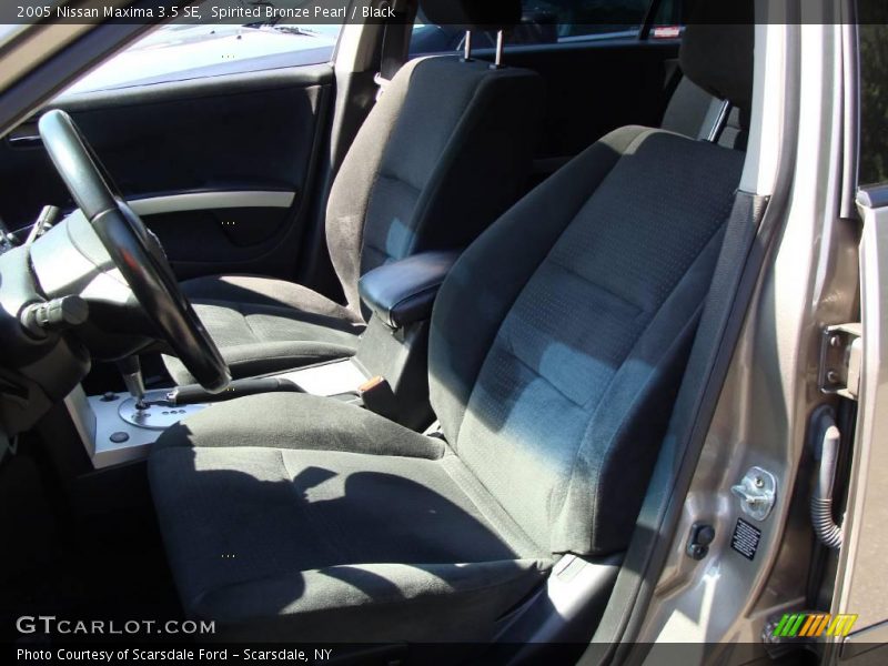 Spirited Bronze Pearl / Black 2005 Nissan Maxima 3.5 SE