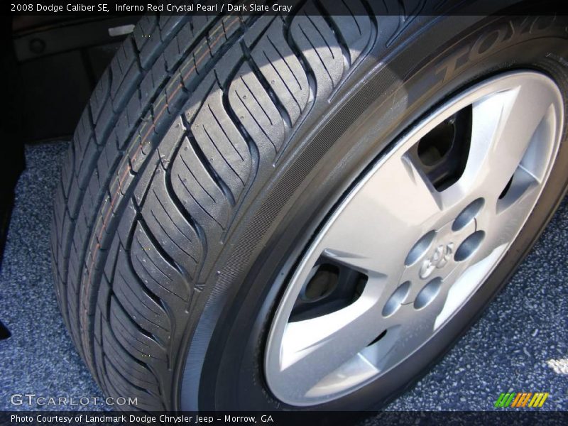 Inferno Red Crystal Pearl / Dark Slate Gray 2008 Dodge Caliber SE