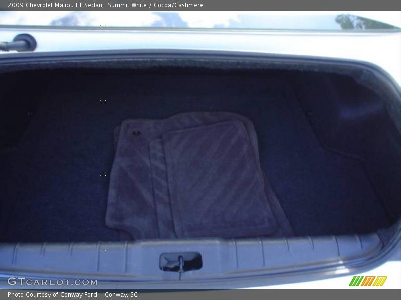 Summit White / Cocoa/Cashmere 2009 Chevrolet Malibu LT Sedan