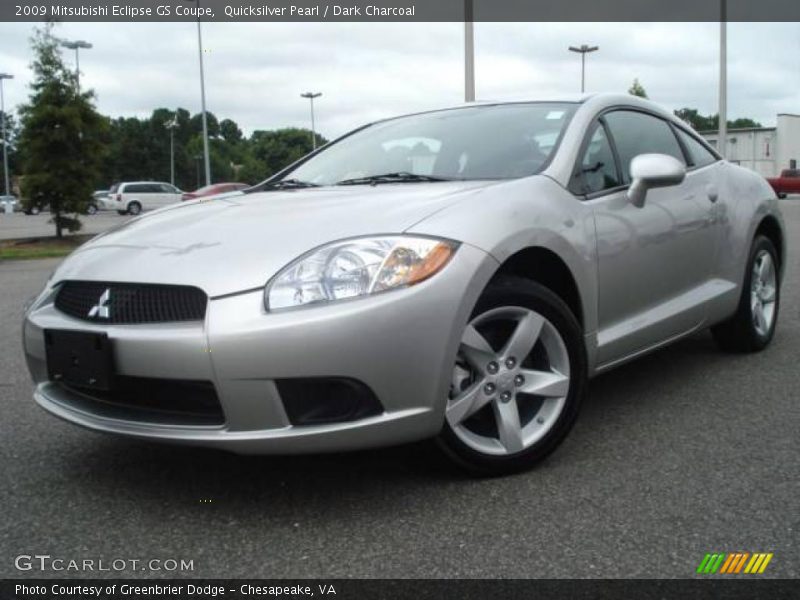 Quicksilver Pearl / Dark Charcoal 2009 Mitsubishi Eclipse GS Coupe
