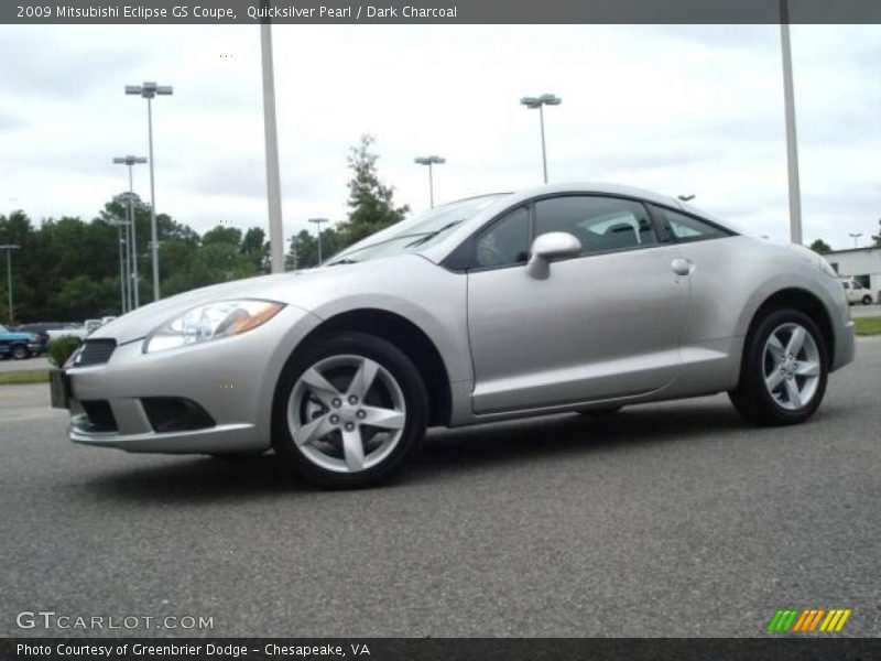 Quicksilver Pearl / Dark Charcoal 2009 Mitsubishi Eclipse GS Coupe